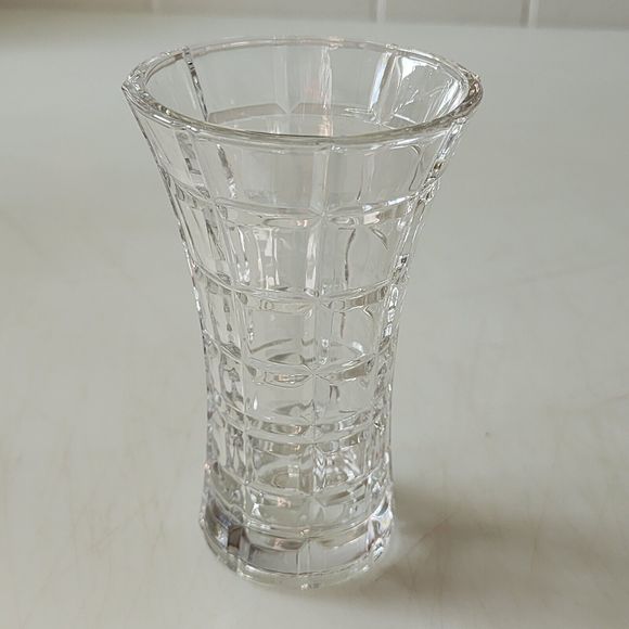 Vintage Crystal‎ Clear Bud Vase 4.7x2.7inch Japan - Picture 5 of 13
